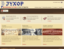 Tablet Screenshot of juhor.co.rs